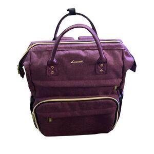 LoveVook Laptop Backpack Women’s L Travel Bag Nurse Bag Diaper Bag Purple NEW